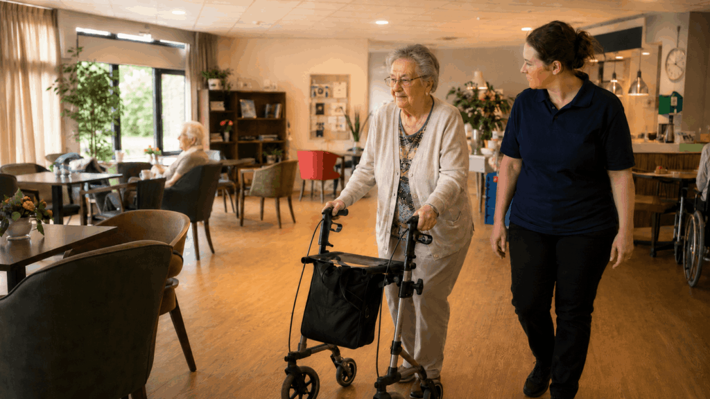 Ondersteunen bij lopen kleur